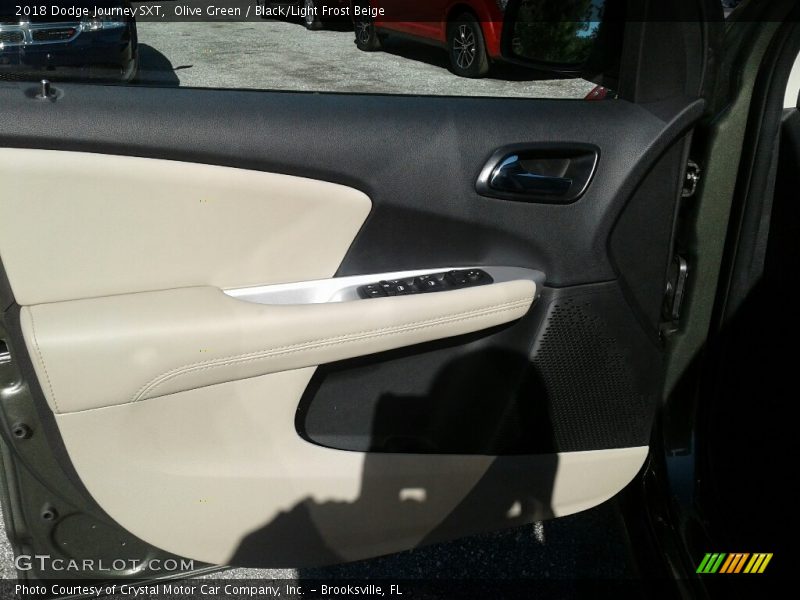 Olive Green / Black/Light Frost Beige 2018 Dodge Journey SXT
