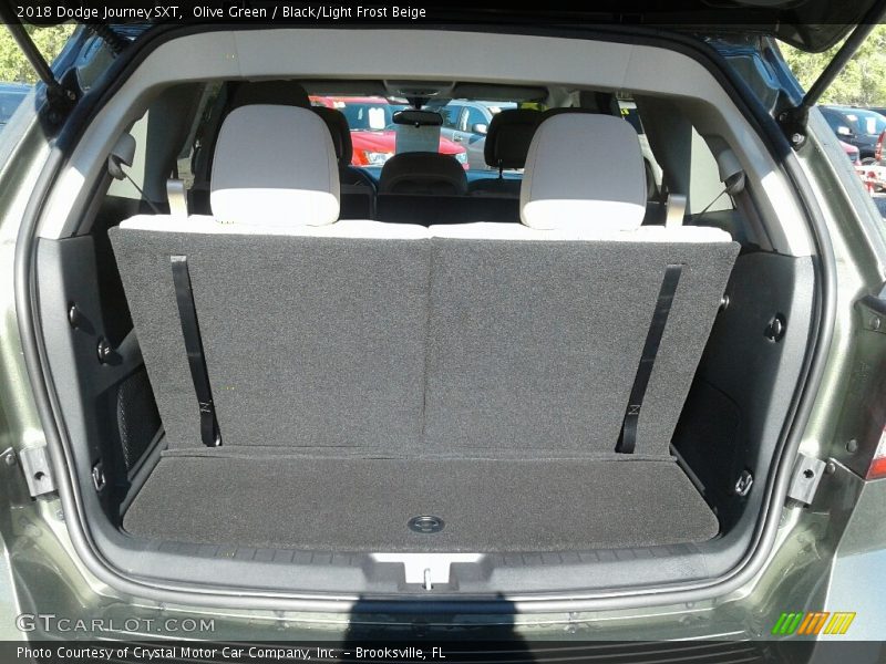 Olive Green / Black/Light Frost Beige 2018 Dodge Journey SXT