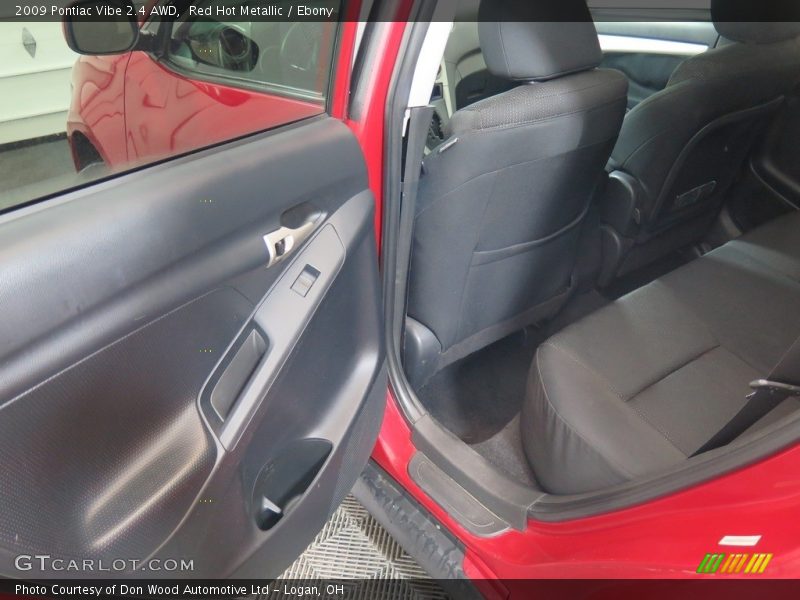 Red Hot Metallic / Ebony 2009 Pontiac Vibe 2.4 AWD