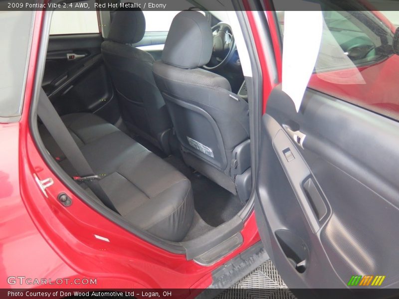 Red Hot Metallic / Ebony 2009 Pontiac Vibe 2.4 AWD