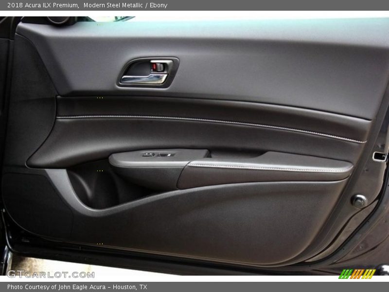 Modern Steel Metallic / Ebony 2018 Acura ILX Premium