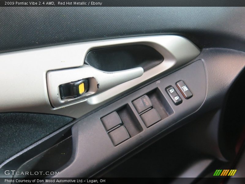 Red Hot Metallic / Ebony 2009 Pontiac Vibe 2.4 AWD