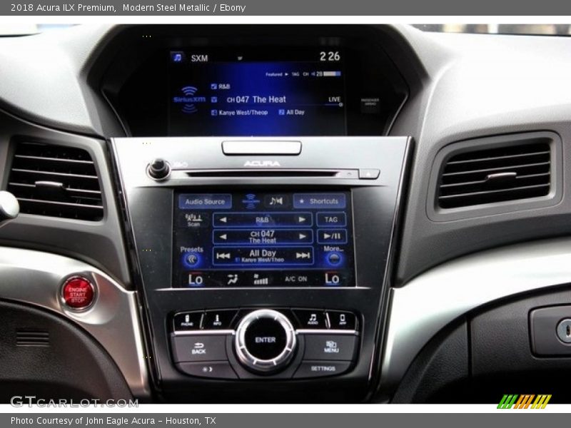 Modern Steel Metallic / Ebony 2018 Acura ILX Premium