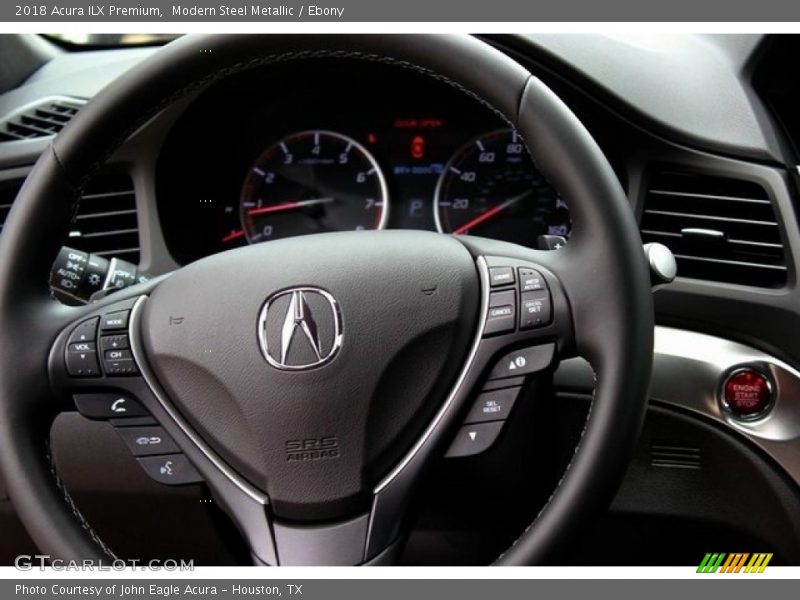 Modern Steel Metallic / Ebony 2018 Acura ILX Premium