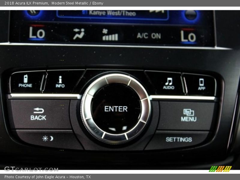 Modern Steel Metallic / Ebony 2018 Acura ILX Premium