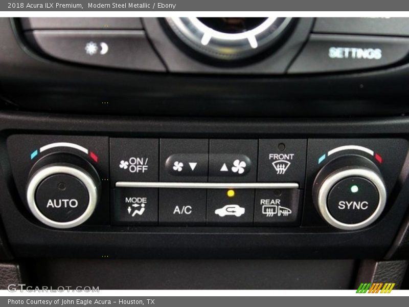 Modern Steel Metallic / Ebony 2018 Acura ILX Premium