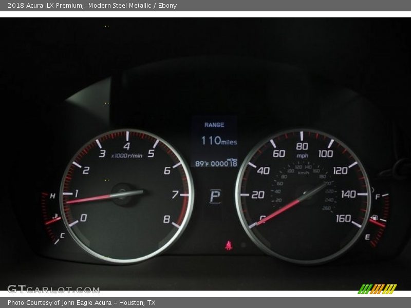 Modern Steel Metallic / Ebony 2018 Acura ILX Premium