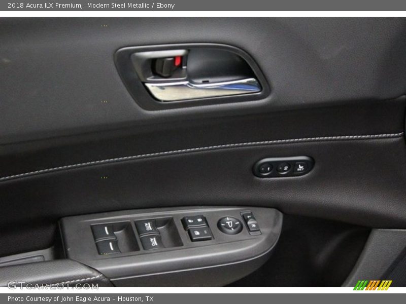 Modern Steel Metallic / Ebony 2018 Acura ILX Premium