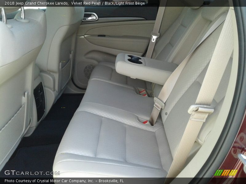 Velvet Red Pearl / Black/Light Frost Beige 2018 Jeep Grand Cherokee Laredo