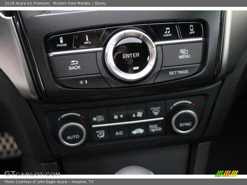 Modern Steel Metallic / Ebony 2018 Acura ILX Premium