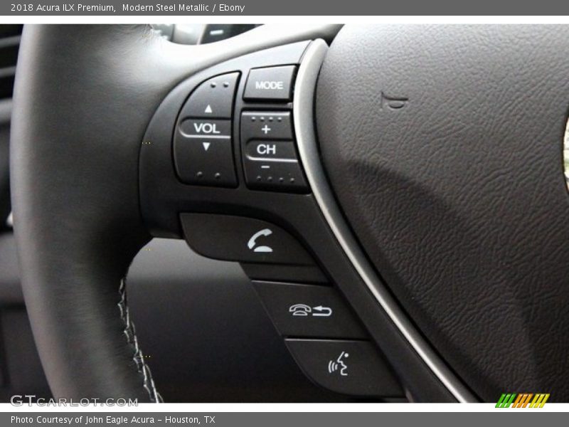 Modern Steel Metallic / Ebony 2018 Acura ILX Premium