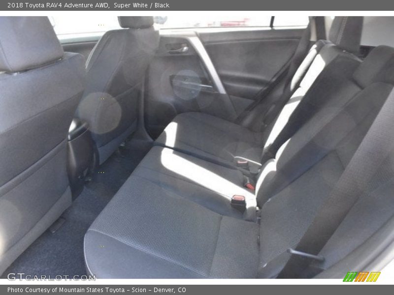 Super White / Black 2018 Toyota RAV4 Adventure AWD