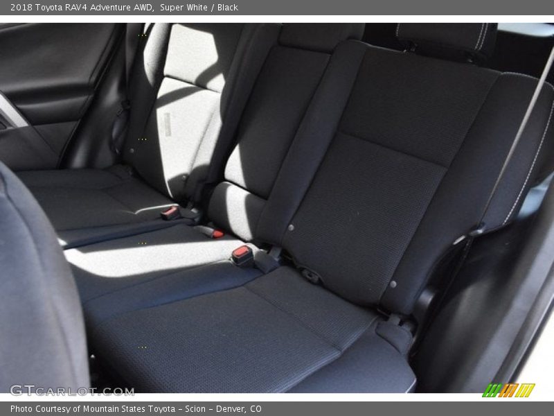 Super White / Black 2018 Toyota RAV4 Adventure AWD