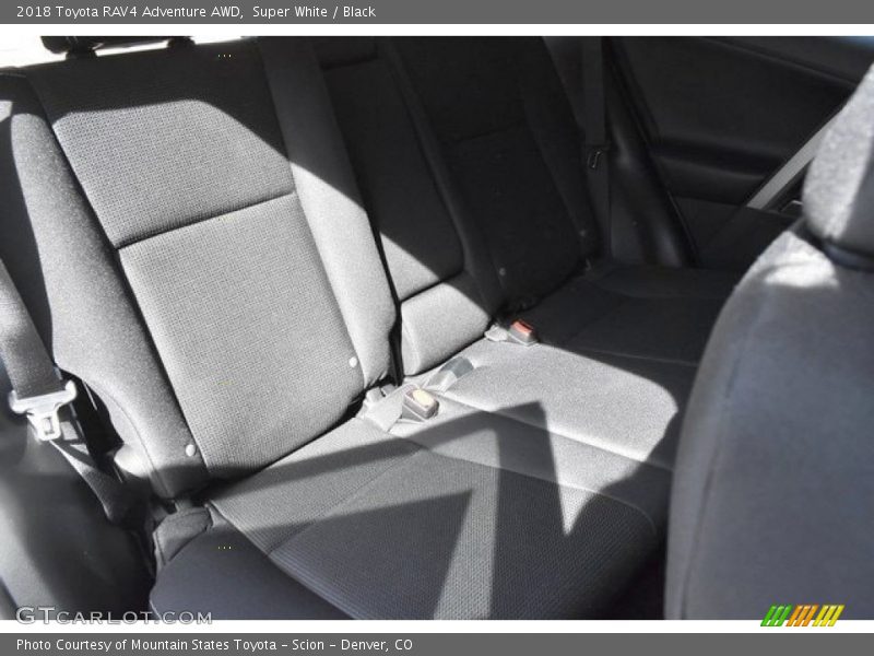 Super White / Black 2018 Toyota RAV4 Adventure AWD