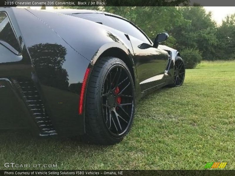 Black / Jet Black 2016 Chevrolet Corvette Z06 Convertible