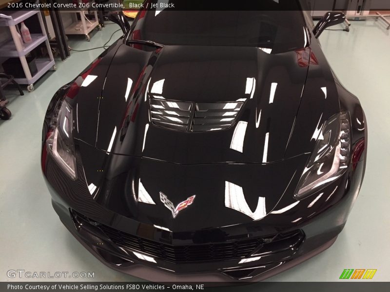 Black / Jet Black 2016 Chevrolet Corvette Z06 Convertible