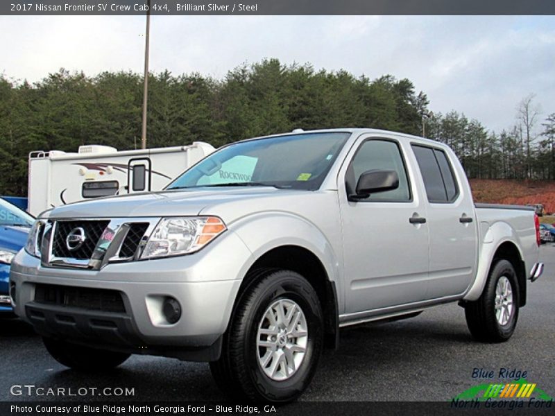Brilliant Silver / Steel 2017 Nissan Frontier SV Crew Cab 4x4