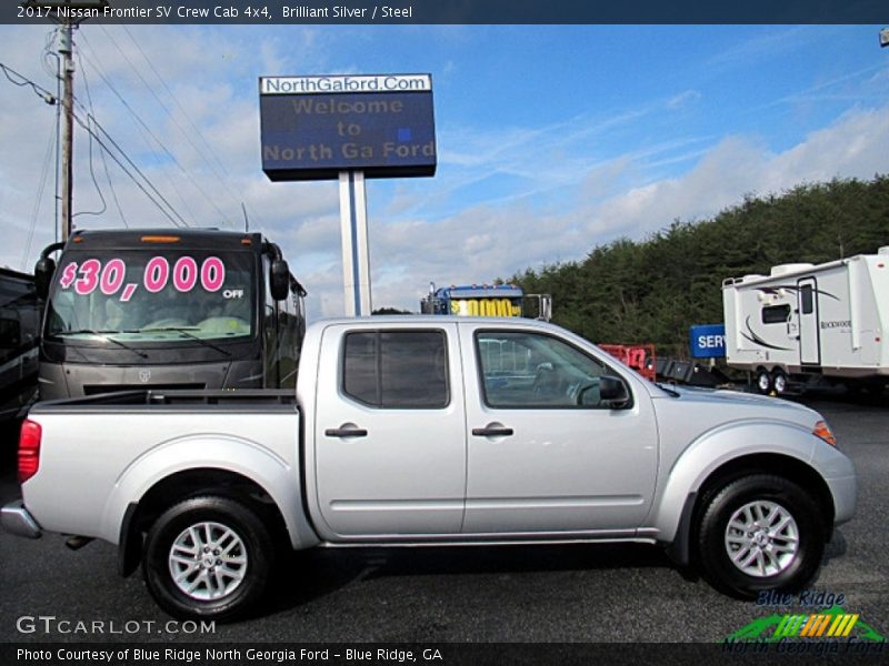 Brilliant Silver / Steel 2017 Nissan Frontier SV Crew Cab 4x4