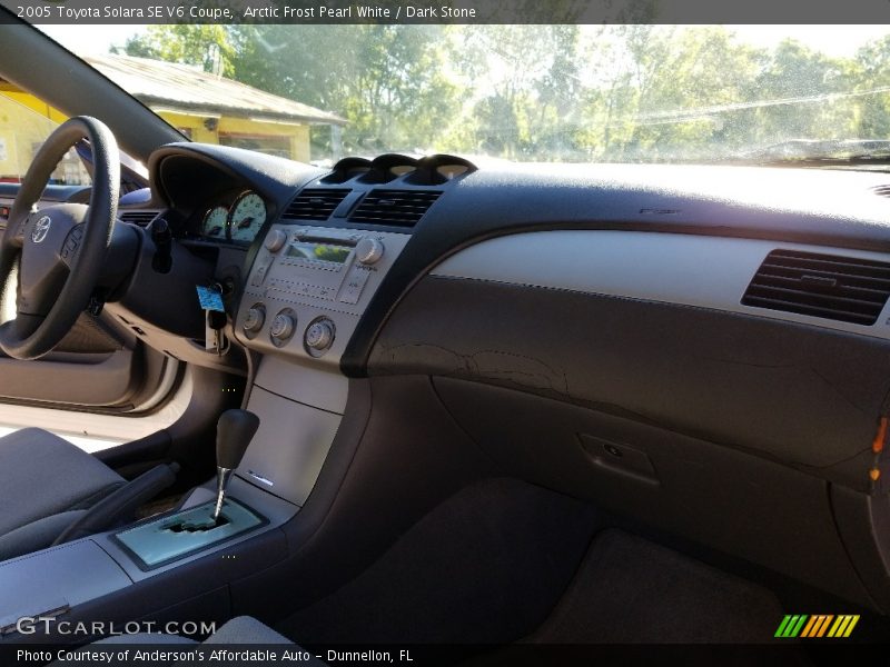 Arctic Frost Pearl White / Dark Stone 2005 Toyota Solara SE V6 Coupe