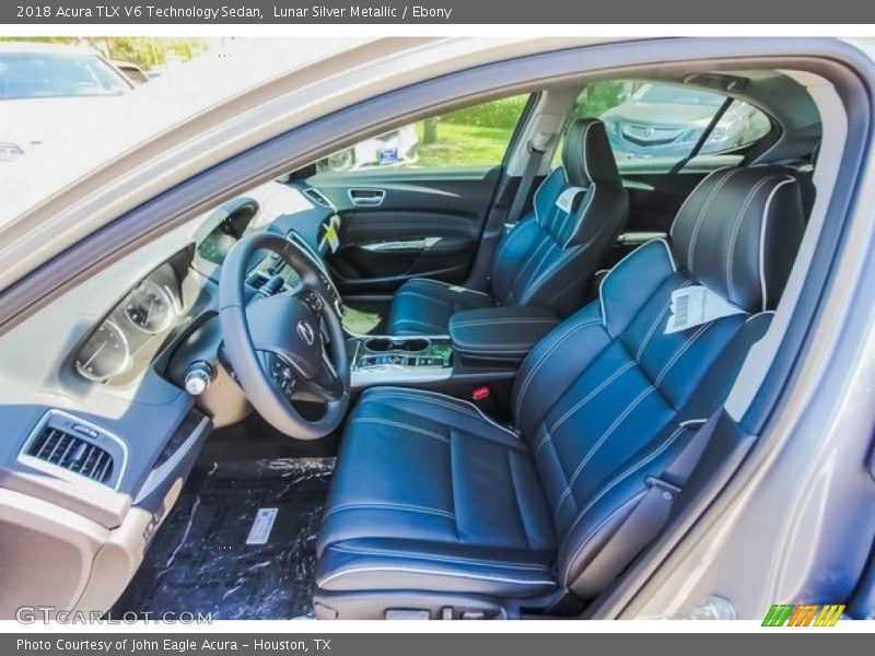 Lunar Silver Metallic / Ebony 2018 Acura TLX V6 Technology Sedan