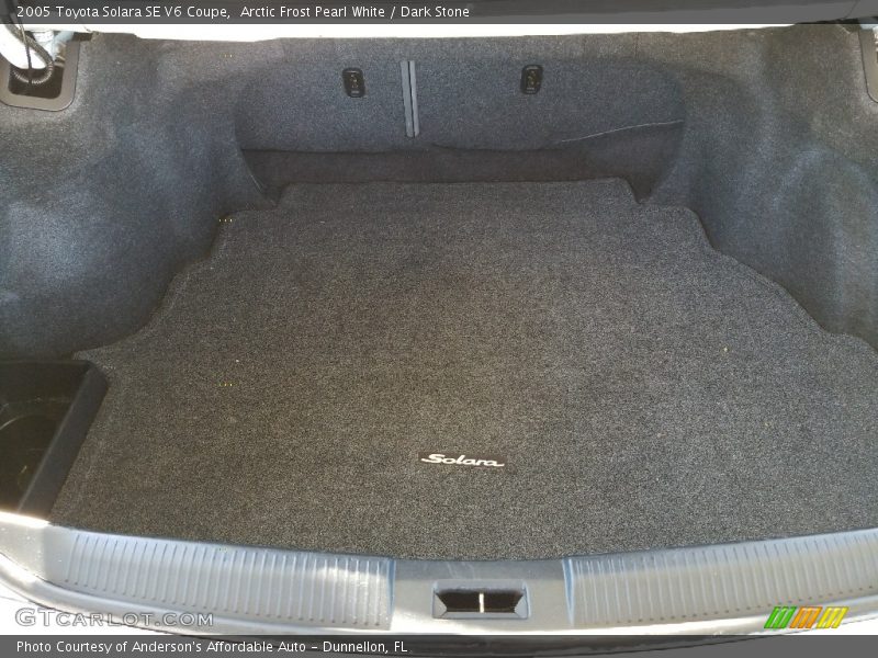 Arctic Frost Pearl White / Dark Stone 2005 Toyota Solara SE V6 Coupe