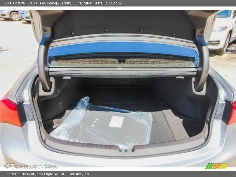 Lunar Silver Metallic / Ebony 2018 Acura TLX V6 Technology Sedan