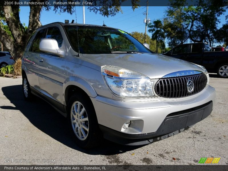 Platinum Metallic / Gray 2006 Buick Rendezvous CX