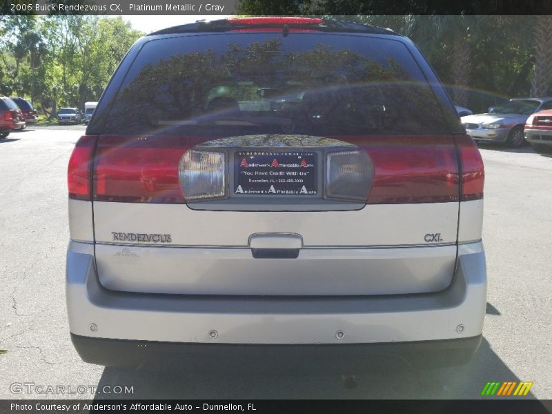 Platinum Metallic / Gray 2006 Buick Rendezvous CX