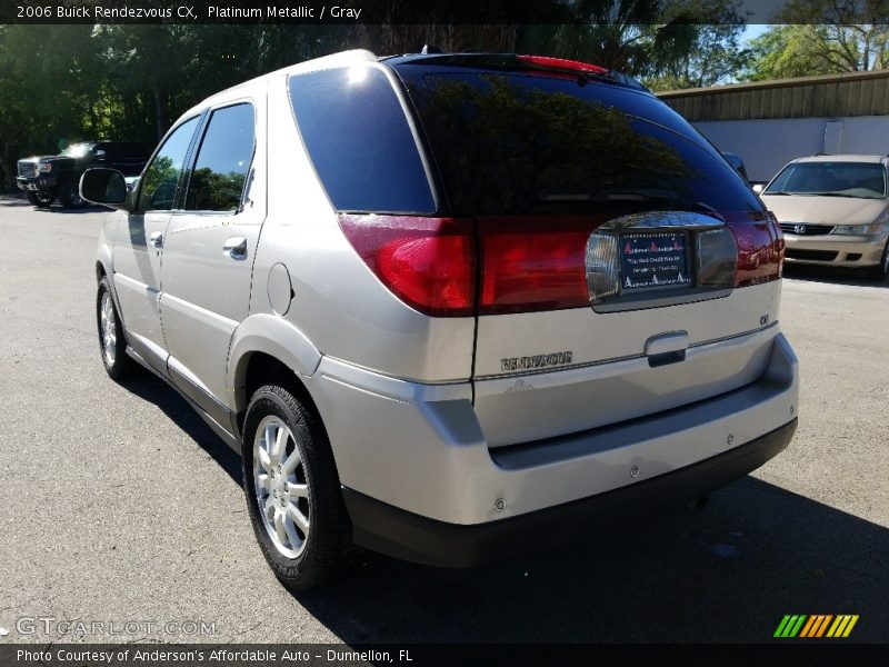 Platinum Metallic / Gray 2006 Buick Rendezvous CX