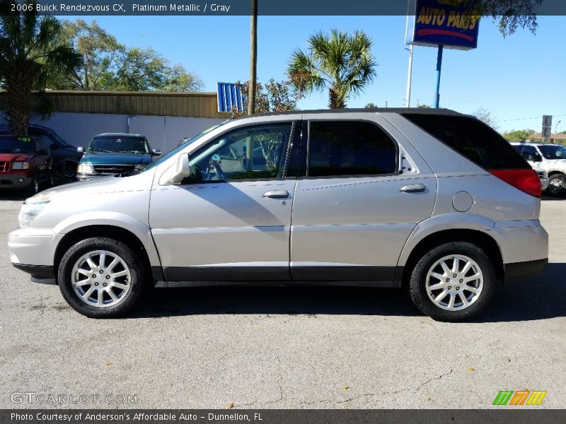 Platinum Metallic / Gray 2006 Buick Rendezvous CX