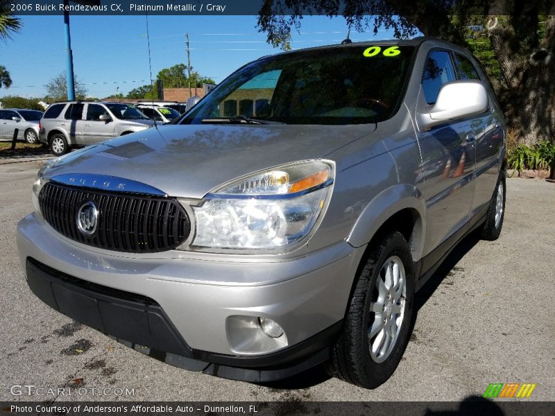 Platinum Metallic / Gray 2006 Buick Rendezvous CX