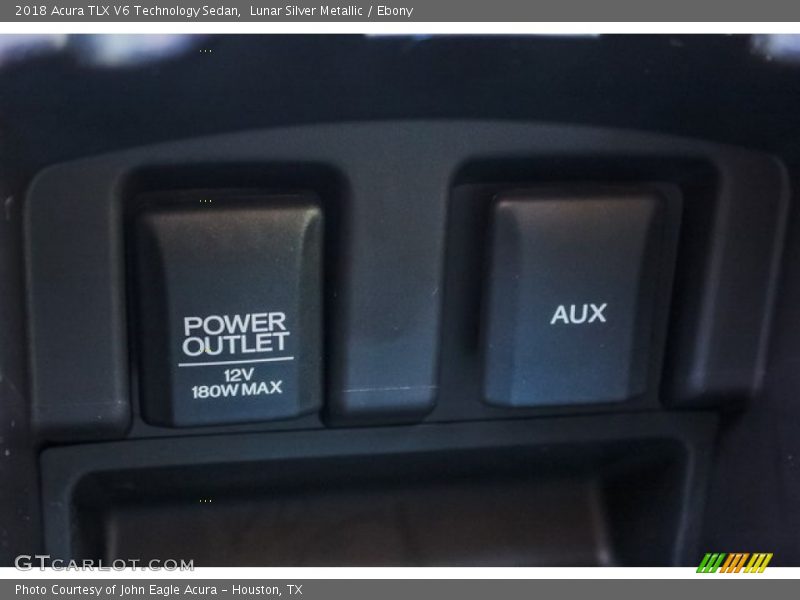 Lunar Silver Metallic / Ebony 2018 Acura TLX V6 Technology Sedan