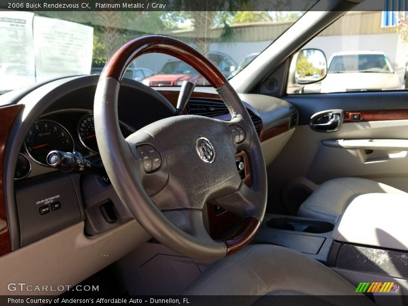 Platinum Metallic / Gray 2006 Buick Rendezvous CX