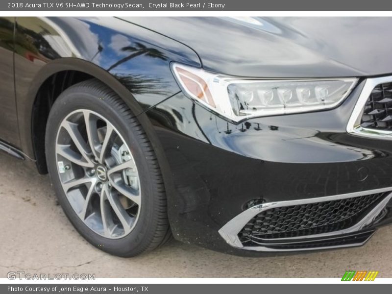 Crystal Black Pearl / Ebony 2018 Acura TLX V6 SH-AWD Technology Sedan