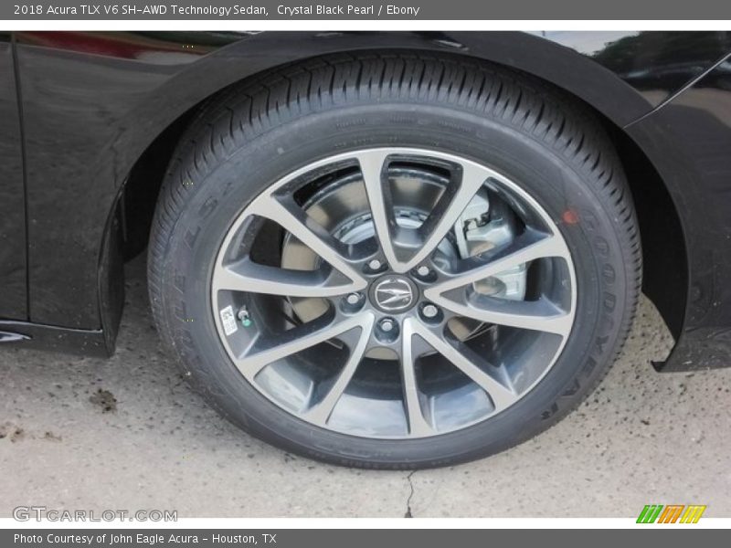 Crystal Black Pearl / Ebony 2018 Acura TLX V6 SH-AWD Technology Sedan