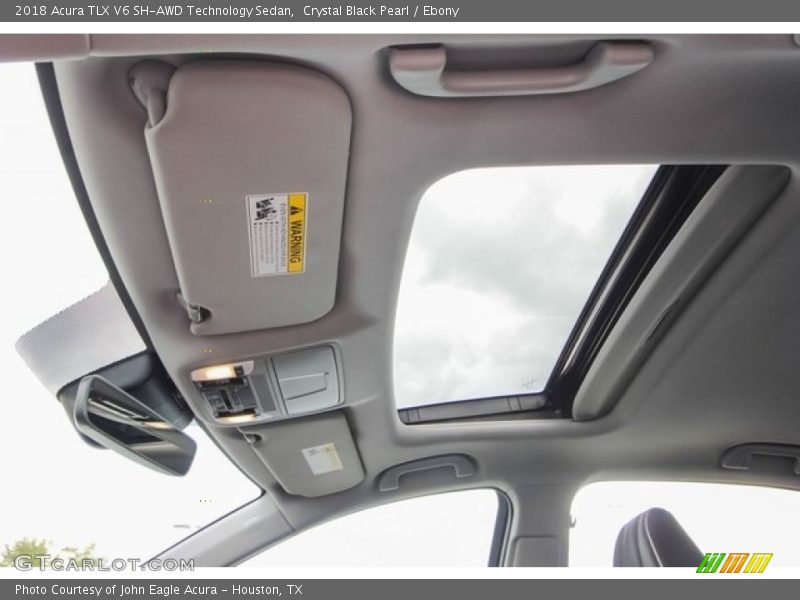 Crystal Black Pearl / Ebony 2018 Acura TLX V6 SH-AWD Technology Sedan