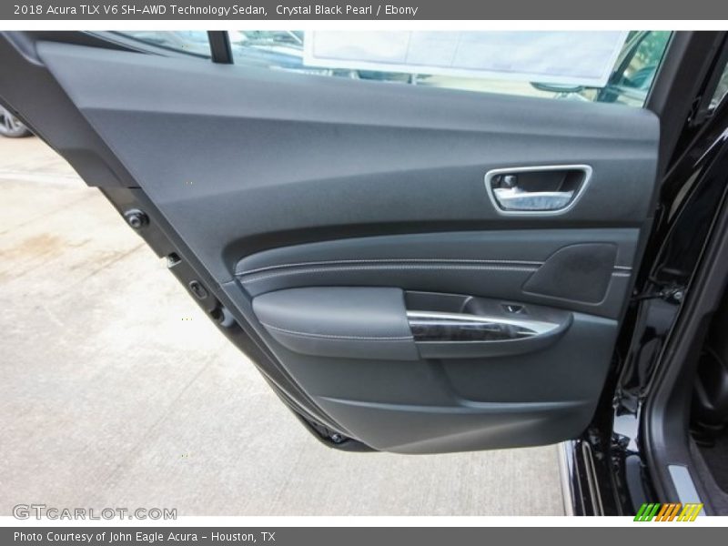 Crystal Black Pearl / Ebony 2018 Acura TLX V6 SH-AWD Technology Sedan