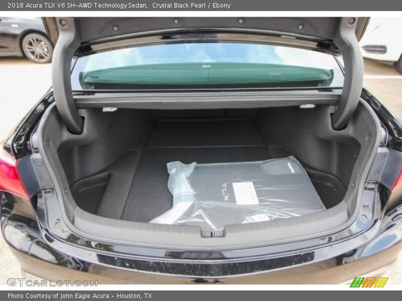 Crystal Black Pearl / Ebony 2018 Acura TLX V6 SH-AWD Technology Sedan