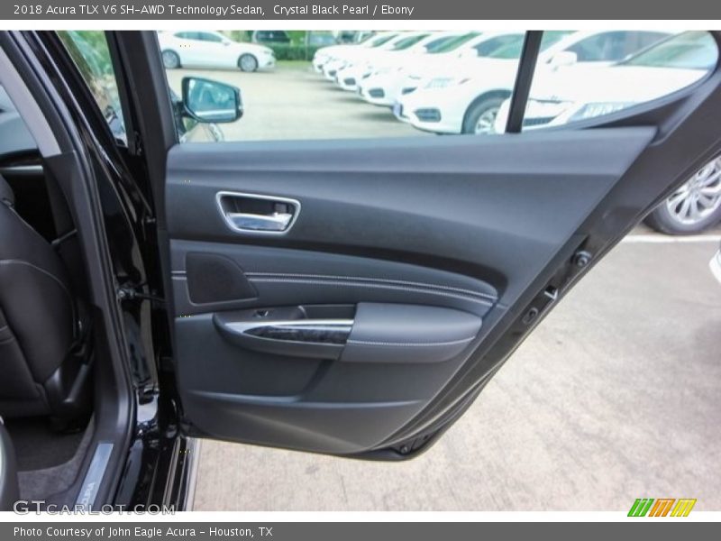 Crystal Black Pearl / Ebony 2018 Acura TLX V6 SH-AWD Technology Sedan