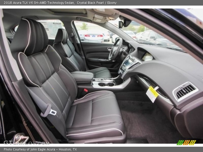 Crystal Black Pearl / Ebony 2018 Acura TLX V6 SH-AWD Technology Sedan