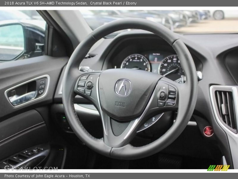 Crystal Black Pearl / Ebony 2018 Acura TLX V6 SH-AWD Technology Sedan