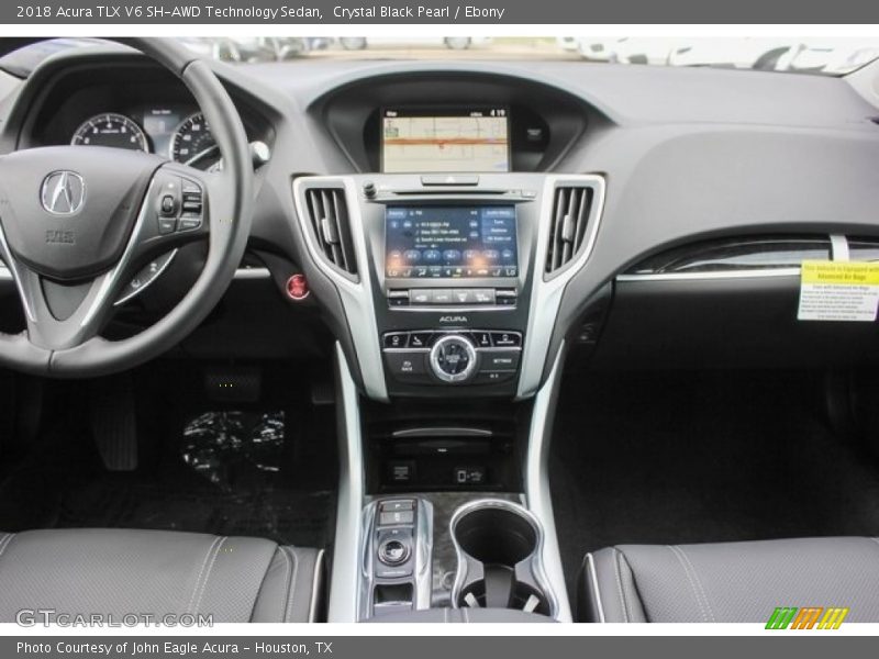 Crystal Black Pearl / Ebony 2018 Acura TLX V6 SH-AWD Technology Sedan