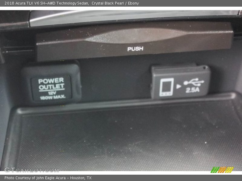 Crystal Black Pearl / Ebony 2018 Acura TLX V6 SH-AWD Technology Sedan