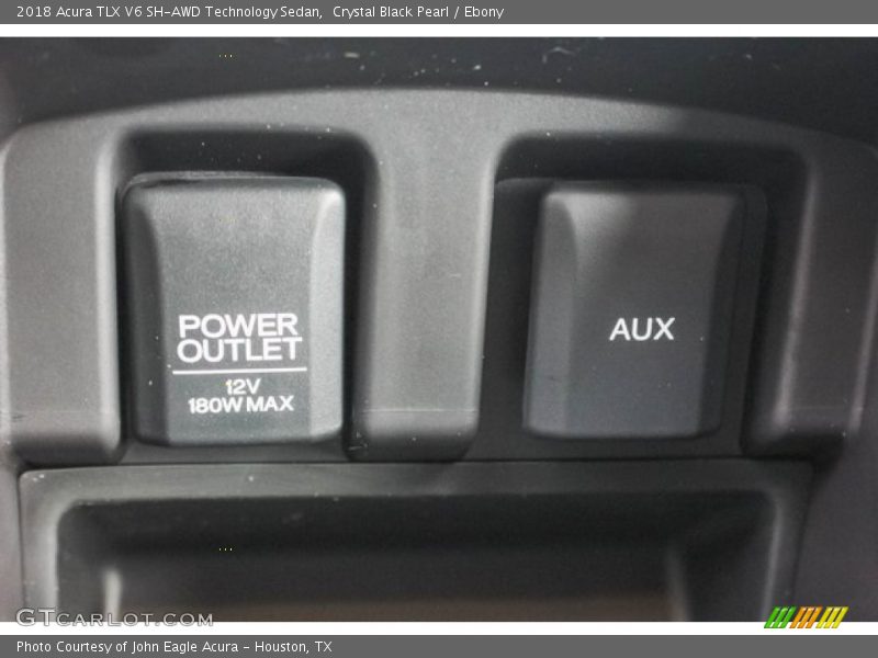 Crystal Black Pearl / Ebony 2018 Acura TLX V6 SH-AWD Technology Sedan