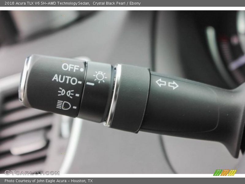 Crystal Black Pearl / Ebony 2018 Acura TLX V6 SH-AWD Technology Sedan