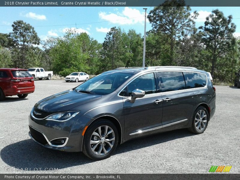 Granite Crystal Metallic / Black/Diesel 2018 Chrysler Pacifica Limited