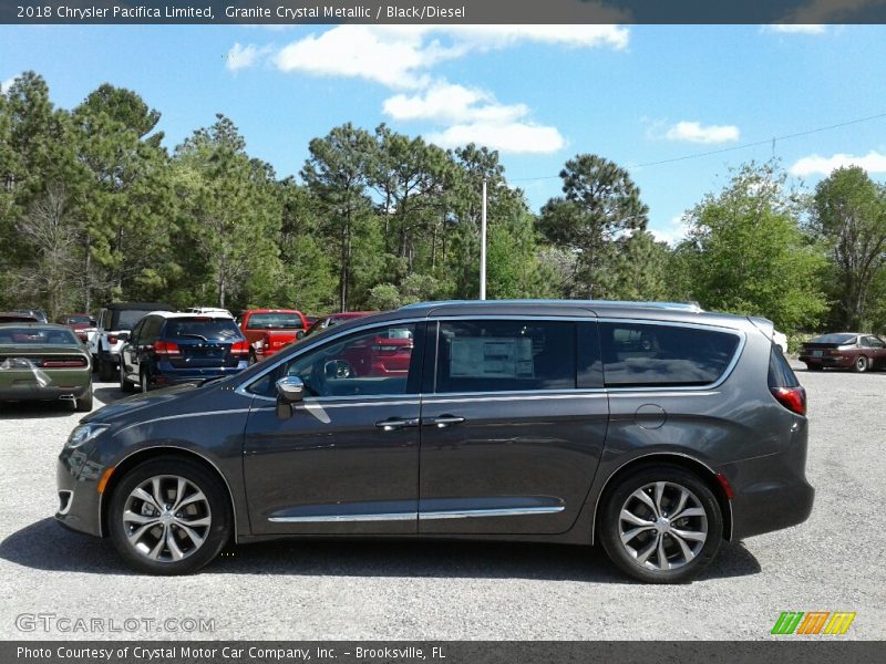 Granite Crystal Metallic / Black/Diesel 2018 Chrysler Pacifica Limited