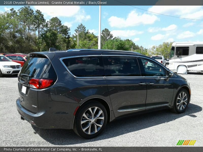 Granite Crystal Metallic / Black/Diesel 2018 Chrysler Pacifica Limited