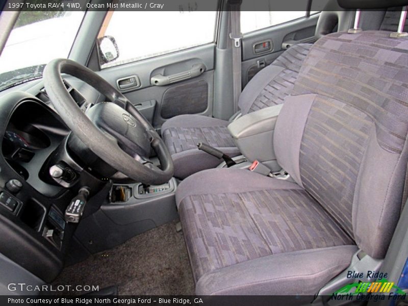 Ocean Mist Metallic / Gray 1997 Toyota RAV4 4WD