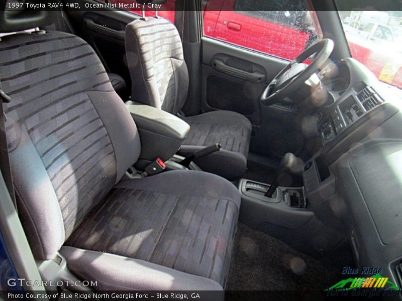 Ocean Mist Metallic / Gray 1997 Toyota RAV4 4WD